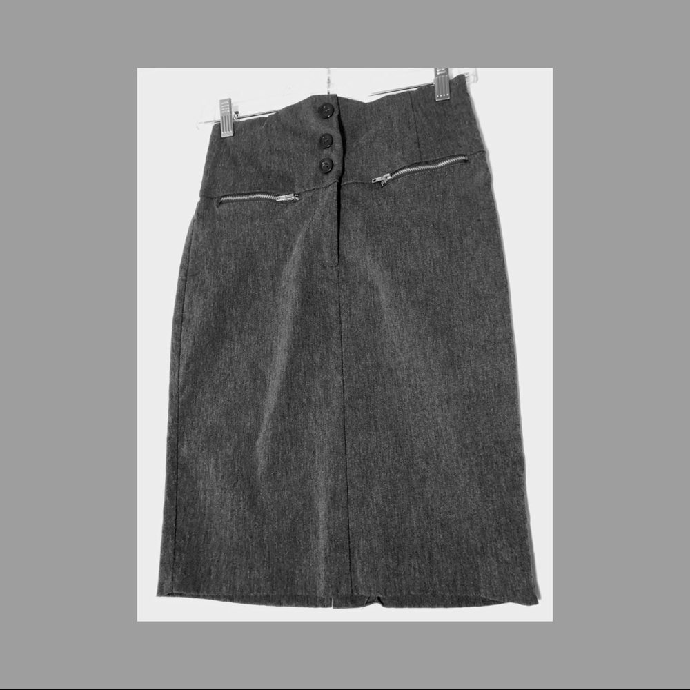 Have Grey Pencil Skirt Size Small